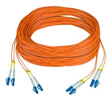 Fiber Optic Cables 2 Duplex LC 50-micron